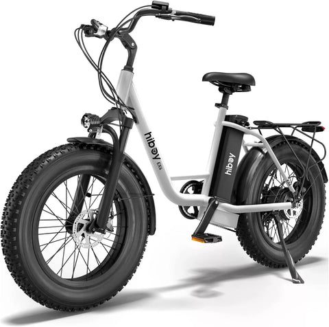 Hiboy EX6 Step-thru Fat Tire Electric Bike White